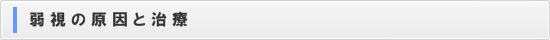 弱視の原因と治療